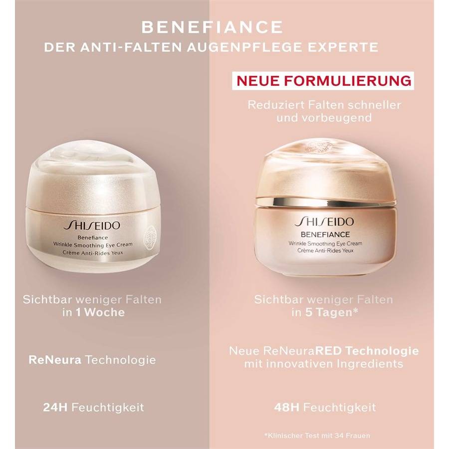 Shiseido Benefiance 50% Rabatt mit kostenlosem Versand