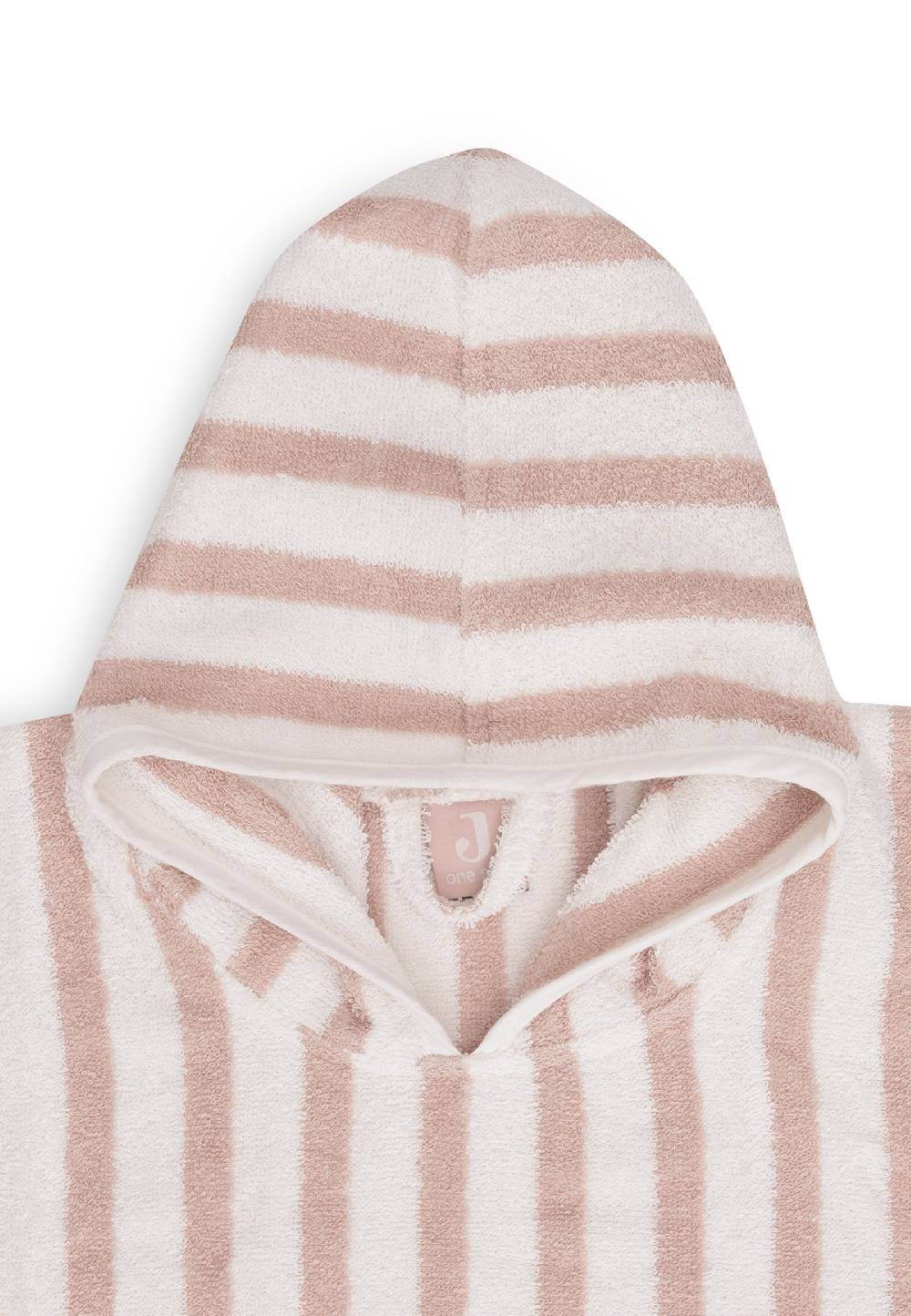 Jollein Badeponcho Stripe Frottee Wild Rose GOTS Bis zu 55% Rabatt