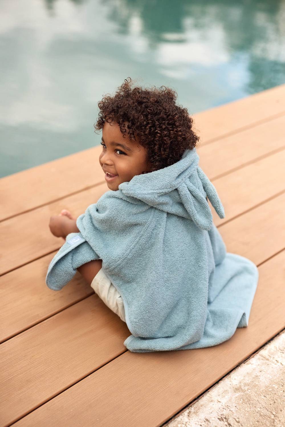 Jollein Badeponcho Frottee - Sea Green Nur noch ein Tag übrig