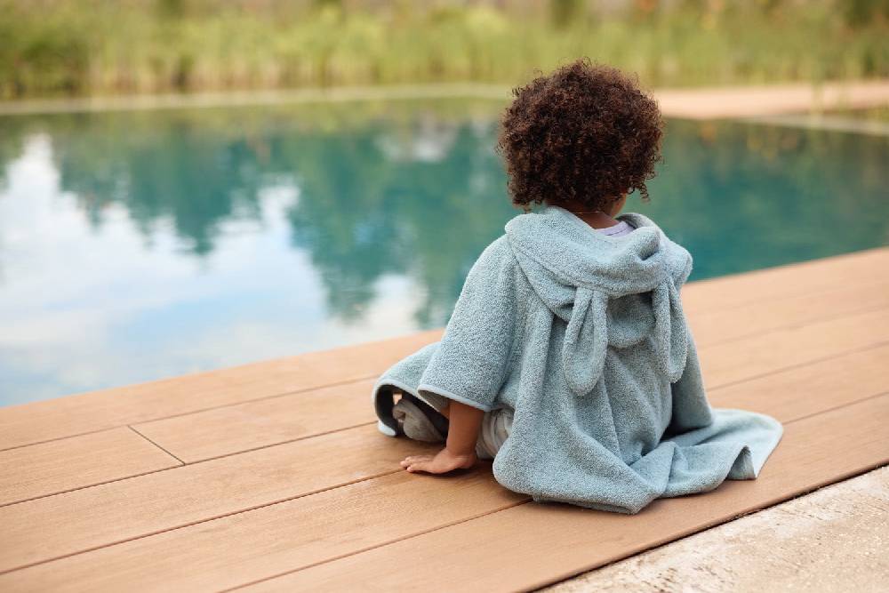Jollein Badeponcho Frottee - Sea Green Nur noch ein Tag übrig