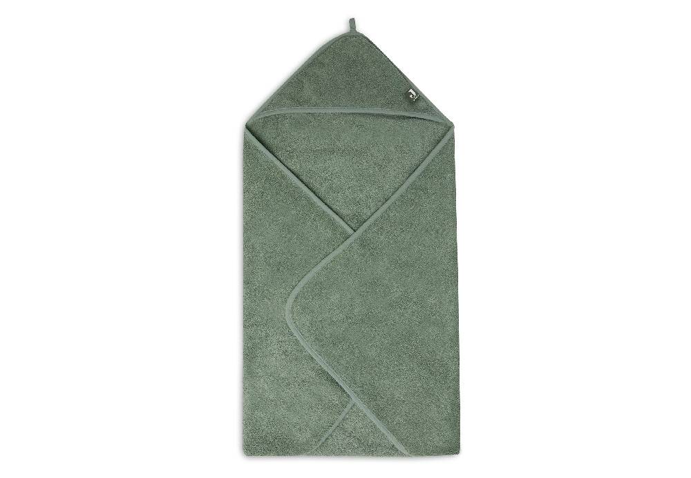 Jollein Kapuzenhandtuch Frottee 75x75cm Ash Green Fabrikladen