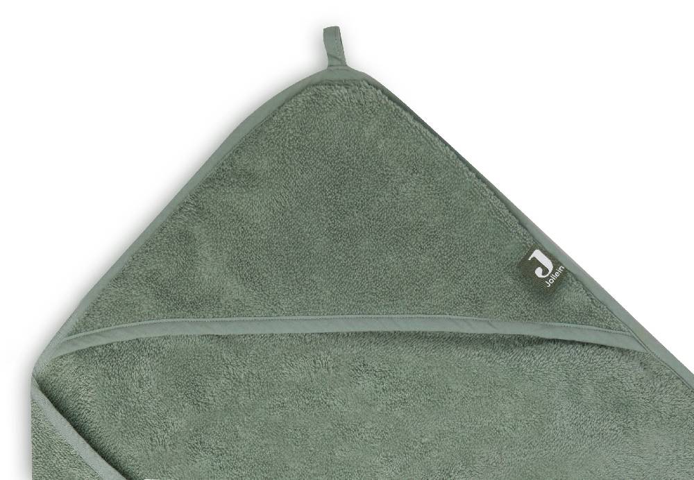 Jollein Kapuzenhandtuch Frottee 75x75cm Ash Green Fabrikladen