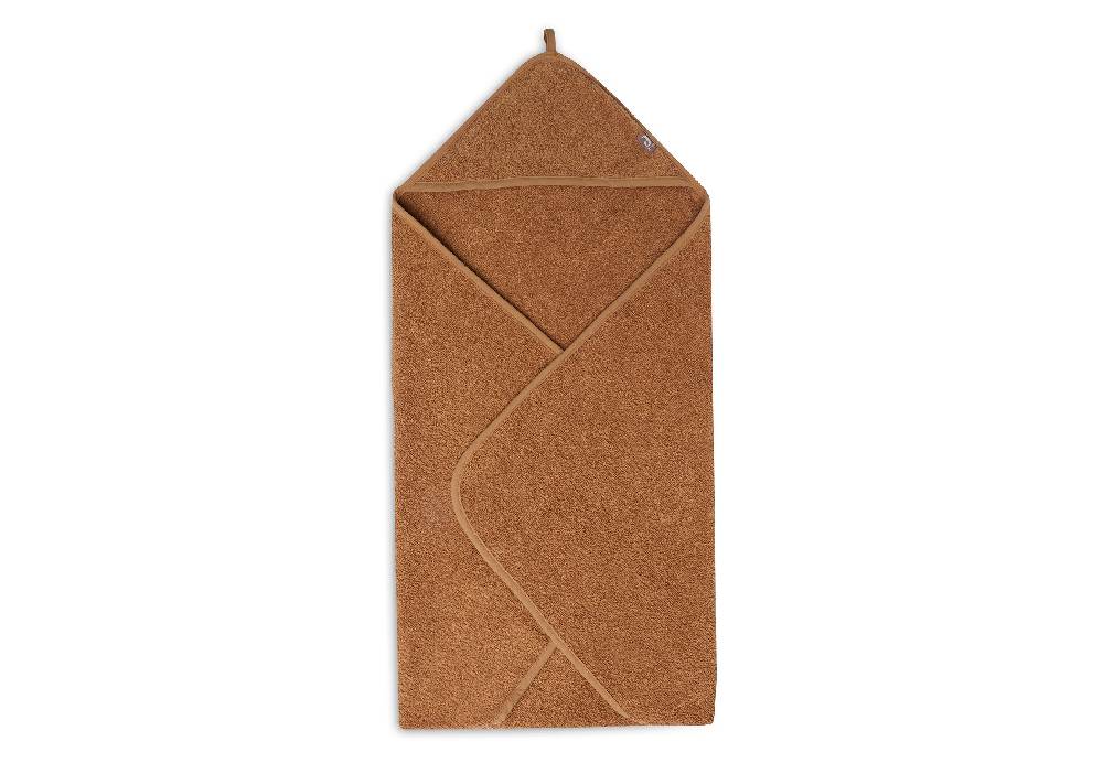 Jollein Kapuzenhandtuch Frottee 75x75cm Caramel Begrenzt auf 3 Tage