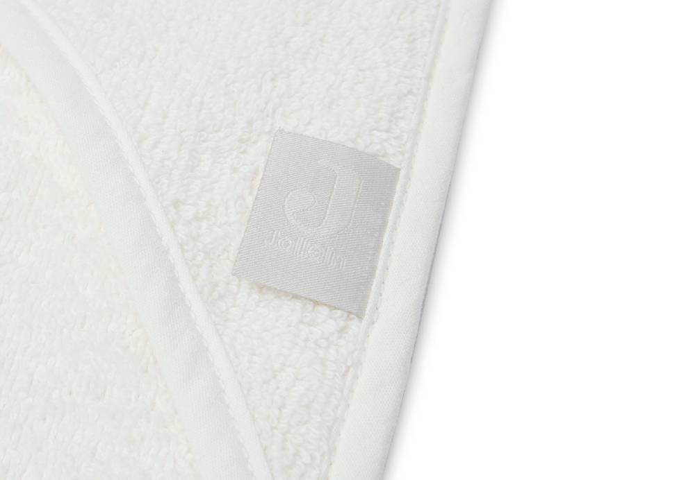 Jollein Kapuzenhandtuch Frottee 75x75cm Ivory Black Friday Preise
