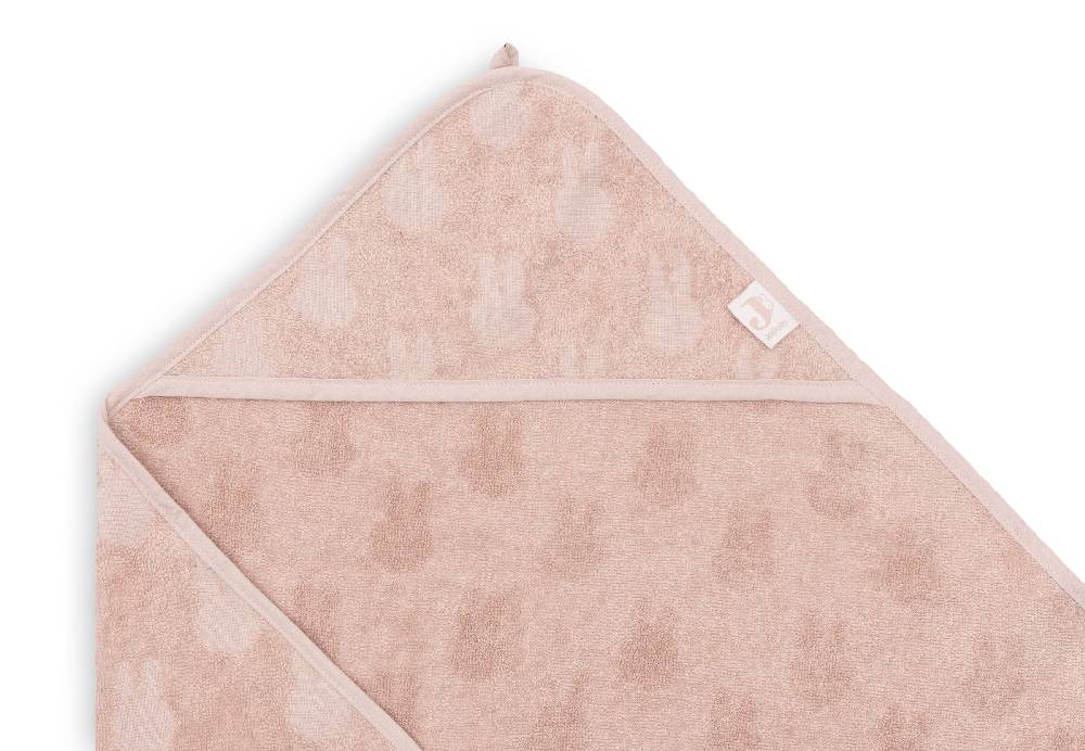 Jollein Kapuzenhandtuch Frottee 75x75cm Miffy Jacquard Wild Rose Im Verkauf