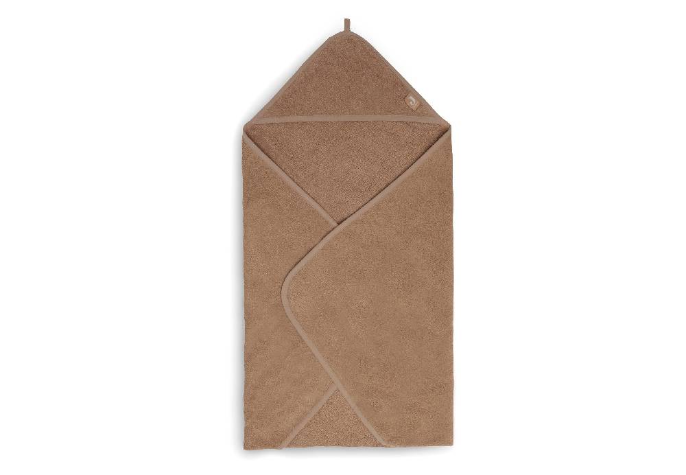 Jollein Kapuzenhandtuch Frottee 75x75cm Biscuit 50% Rabatt für begrenzte Zeit