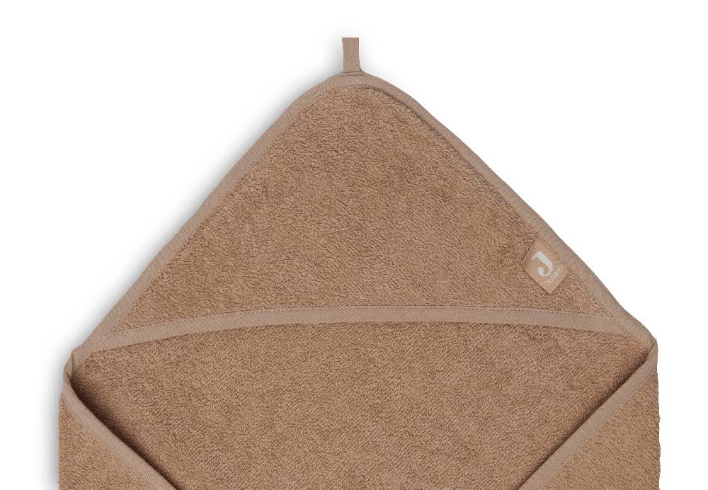 Jollein Kapuzenhandtuch Frottee 75x75cm Biscuit 50% Rabatt für begrenzte Zeit