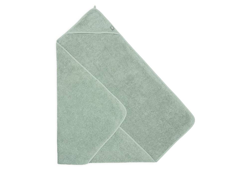 Jollein Kapuzenhandtuch Frottee 100x100cm Ash Green 2025