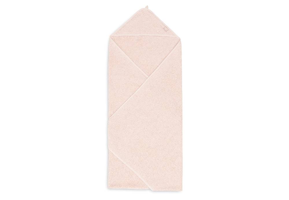 Jollein Kapuzenhandtuch Frottee 100x100cm Pale Pink Meist gekauft