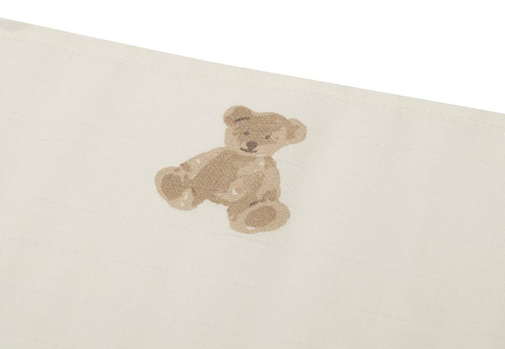 Jollein Spucktuch Hydrophill 70x70cm Teddy Bear (3pack) Kostenloser Versand