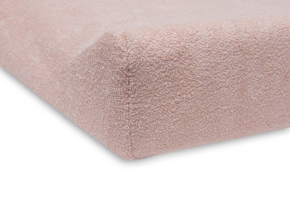 Jollein Wickelauflagenbezug Frottee 50x70cm Pale Pink/Rosewood (2p) Blitzangebot