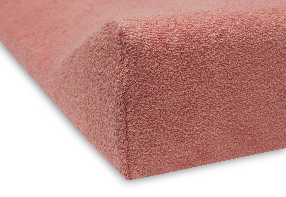 Jollein Wickelauflagenbezug Frottee 50x70cm Pale Pink/Rosewood (2p) Blitzangebot