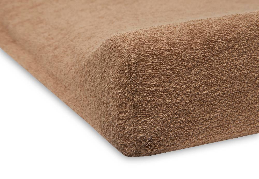 Jollein Wickelauflagenbezug Frottee 50x70cm Caramel/Biscuit (2pack) Bestseller