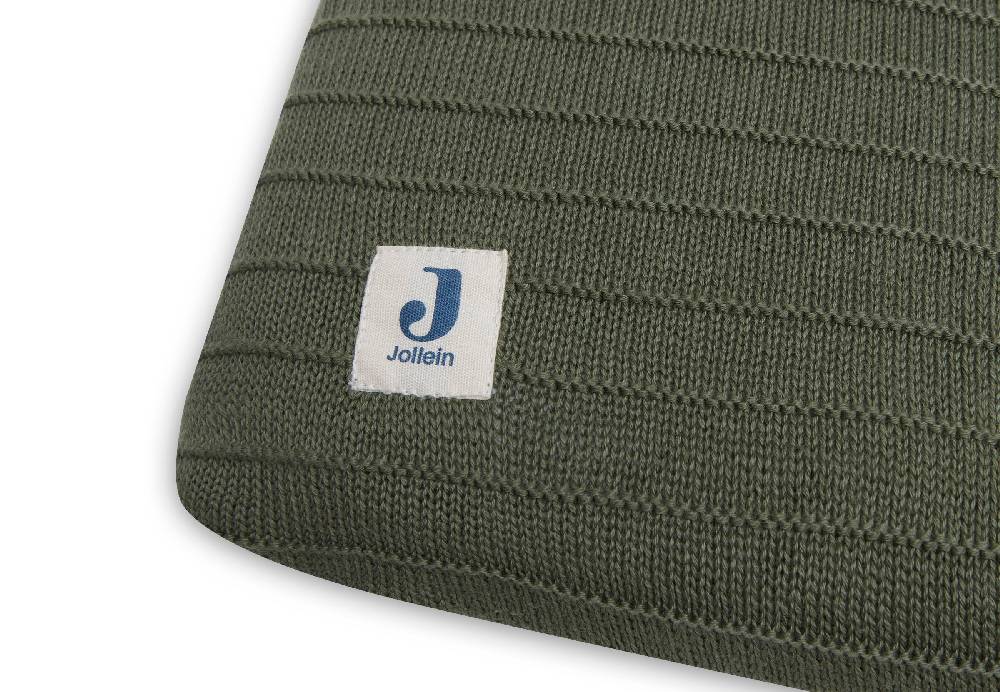 Jollein Wickelauflagenbezug 75x85cm Pure Knit Leaf Green GOTS Tägliche Deals