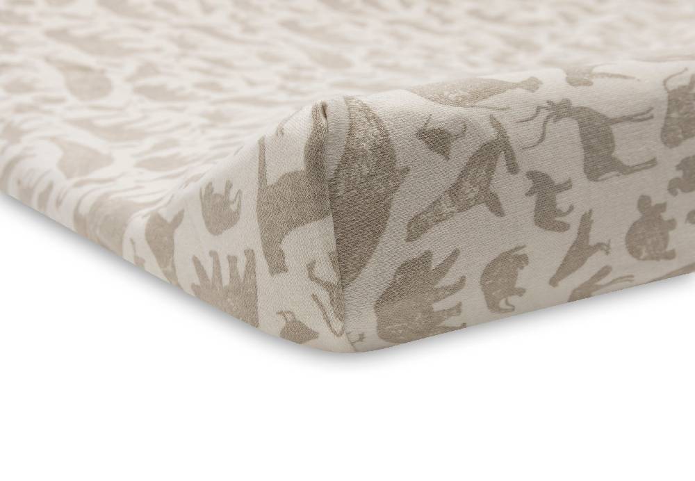 Jollein Wickelauflagenbezug Jersey 50x70cm Animals Nougat Riesige Ersparnisse