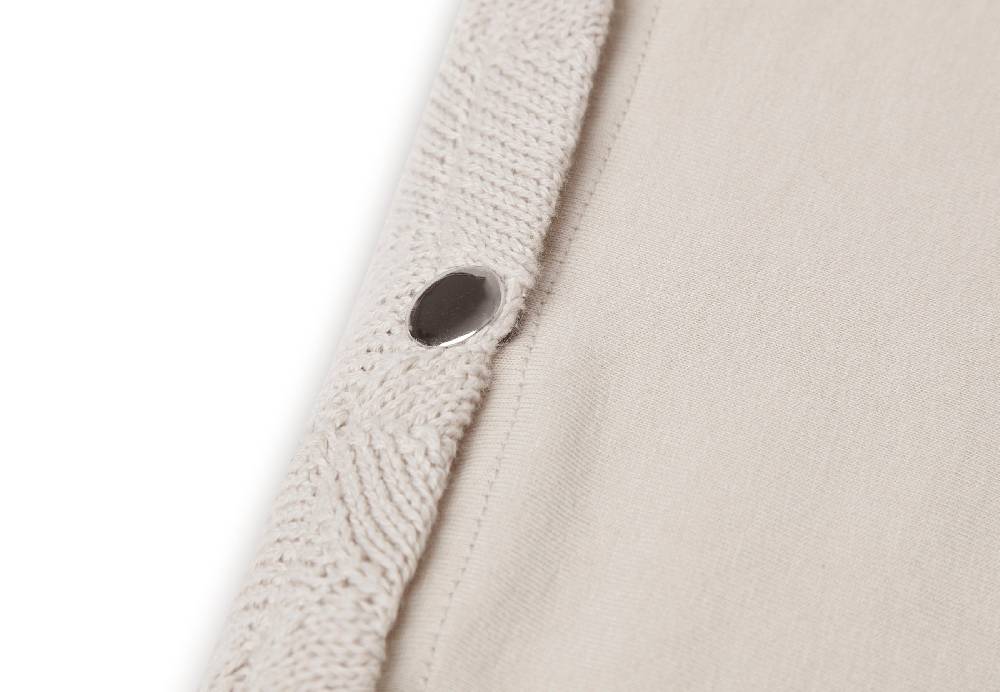 Jollein Wickelauflagenbezug 50x70cm Shell Knit Nougat GOTS Super Sparpreis