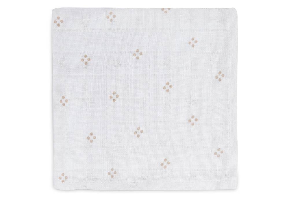 Jollein Spucktuch Musselin Pointelle Sun - Biscuit - GOTS - 2 Stück Bis zu 50% Rabatt