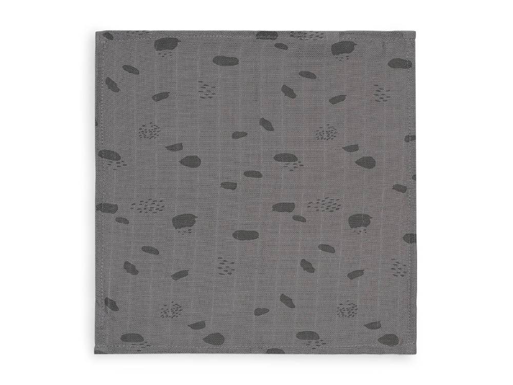 Jollein Spucktücher Hydrophil Spot Storm Grey (3pack) Vierteljährliche Förderung