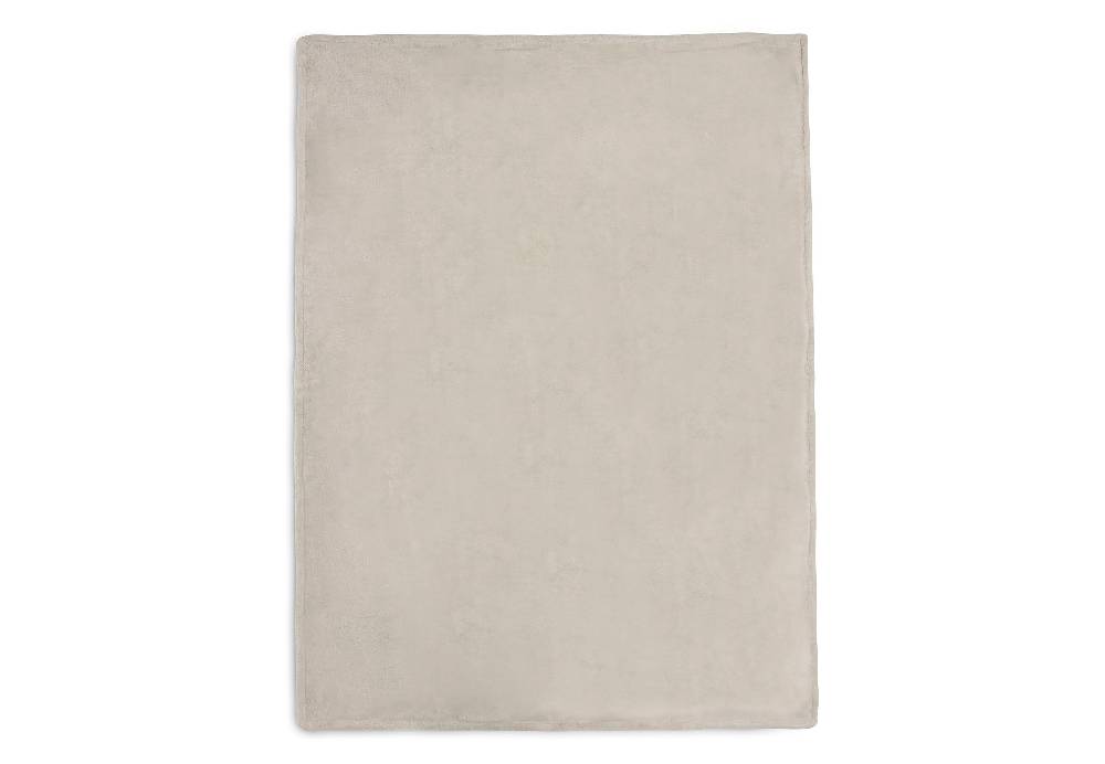 Jollein Decke Wiege 75x100cm Basic Knit Nougat/Fleece zollfrei