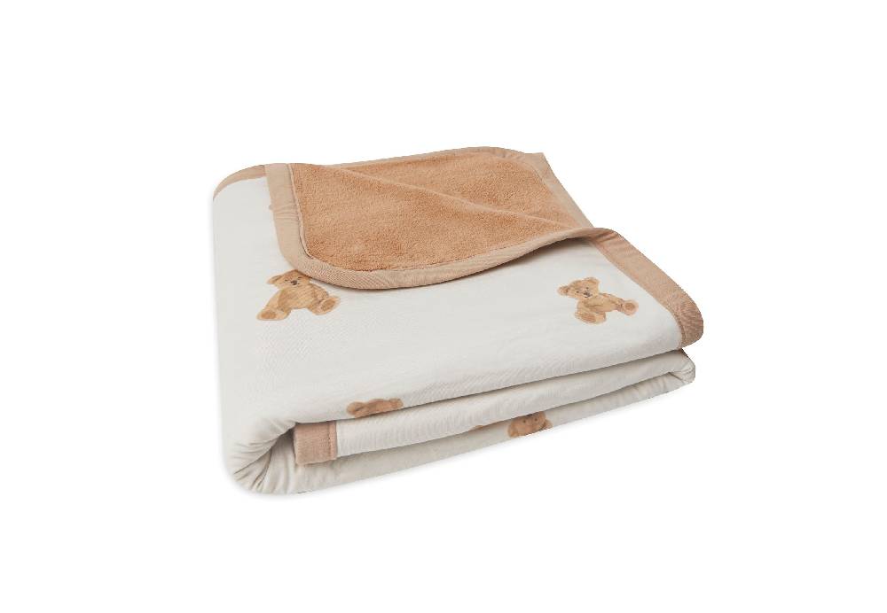 Jollein Decke Kinderbett Jersey 100x150cm Teddy Bear Hotsell