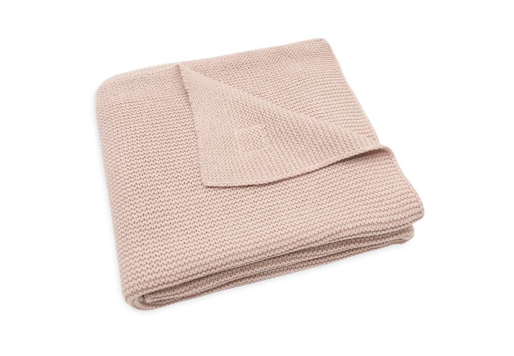 Jollein Decke Wiege 75x100cm Basic Knit Wild Rose Blitzverkäufe