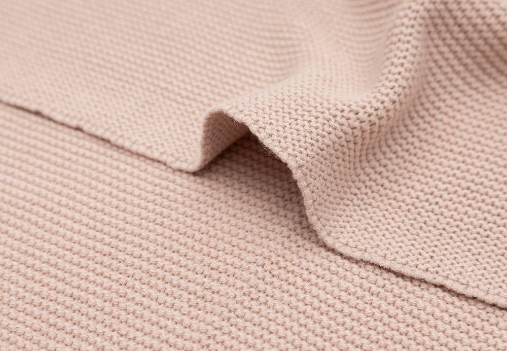 Jollein Decke Wiege 75x100cm Basic Knit Wild Rose Blitzverkäufe
