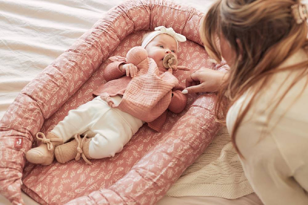 Jollein Babynest Meadow Rosewood Limitierter Zeitrabatt