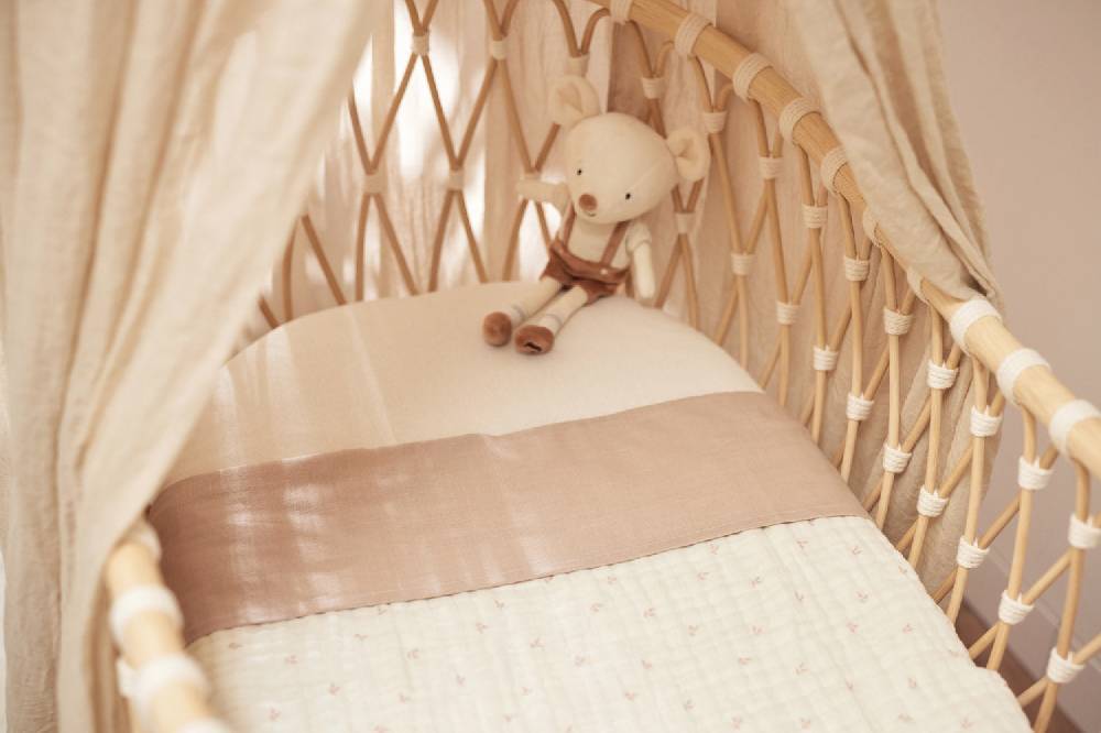 Jollein Bettlaken Kinderbett 120x150cm Slub Nougat Begrenztes Angebot