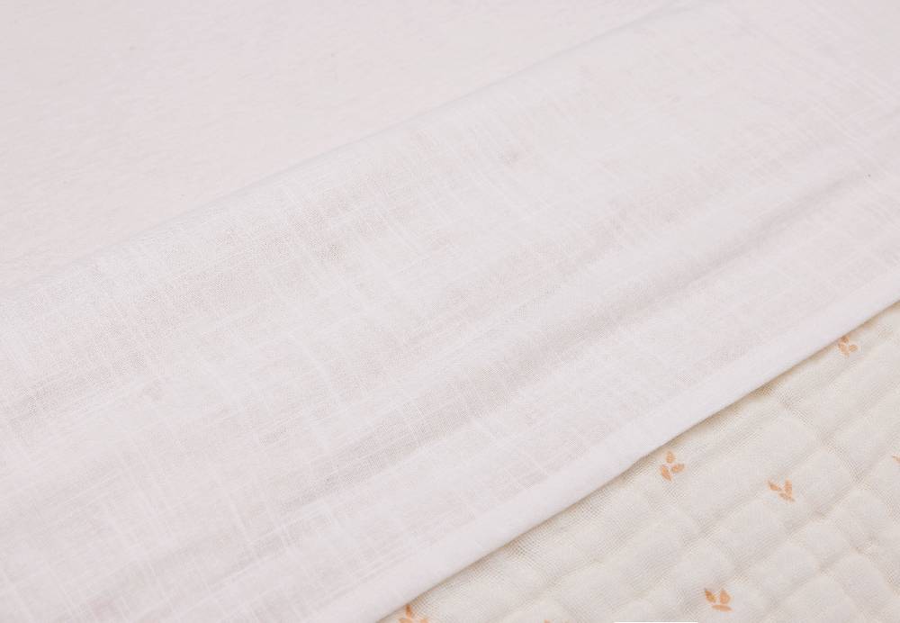 Jollein Bettlaken Wiege 75x100cm Slub Ivory Cyber Monday