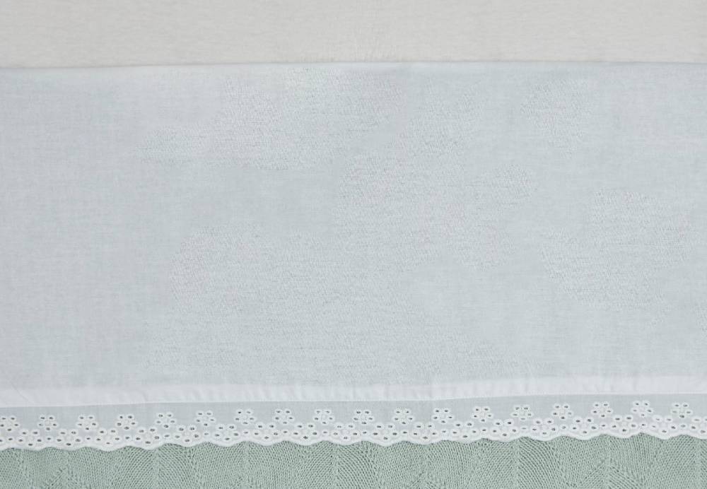 Jollein Bettlaken Wiege 75x100cm Lace Ivory Muttertagsangebot