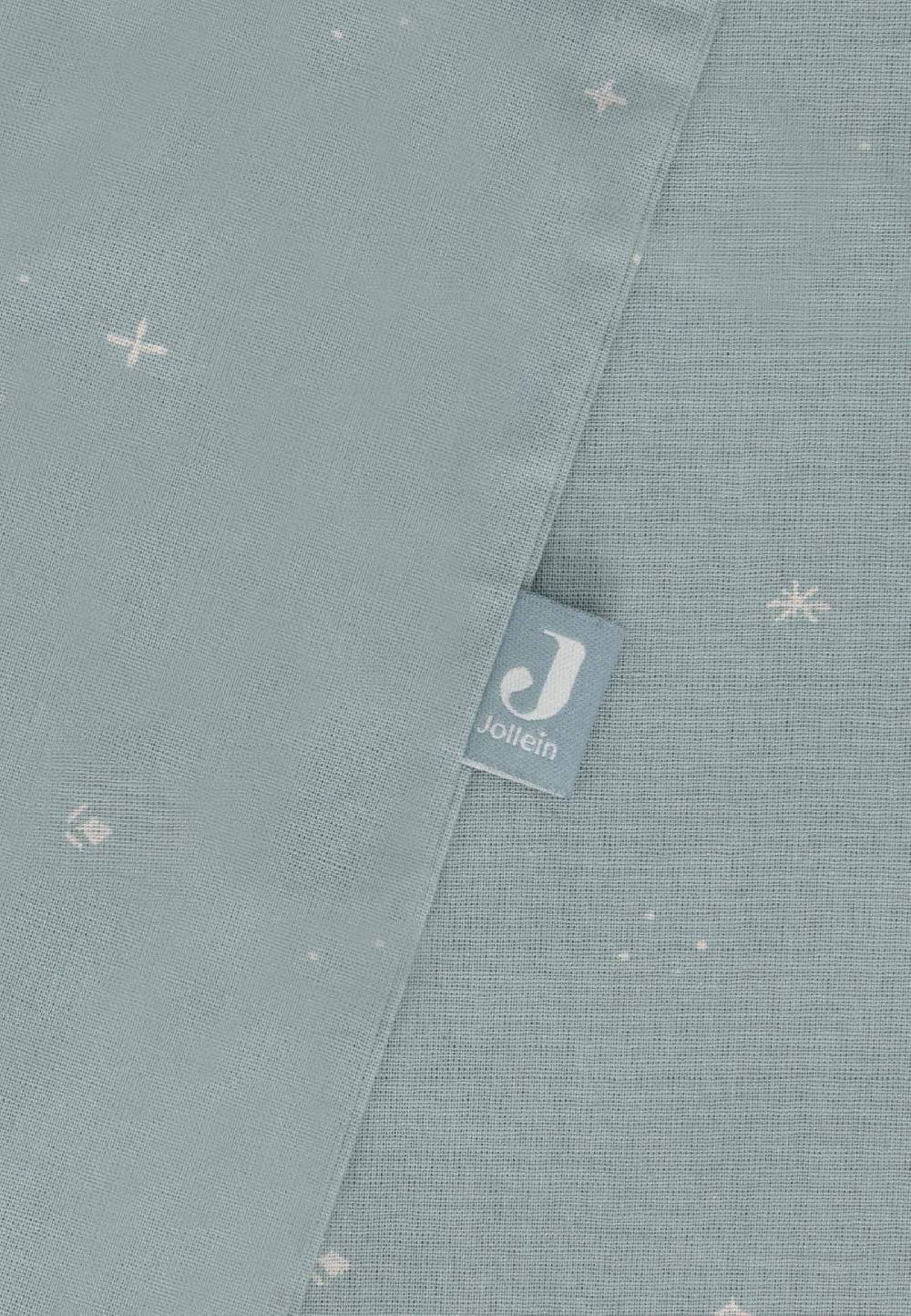 Jollein Bettwäsche 100x140cm Twinkling - Sea Green Räumungsverkauf