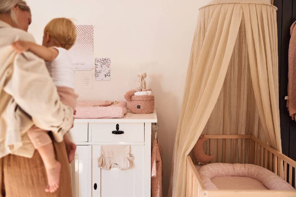 Jollein Baldachin Betthimmel Vintage 245cm Nougat JETZT KAUFEN