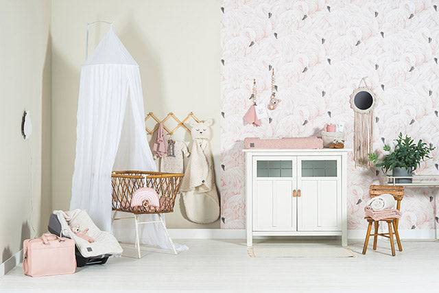 Jollein Baldachin Betthimmel Vintage 245cm White Vierteljährliche Förderung