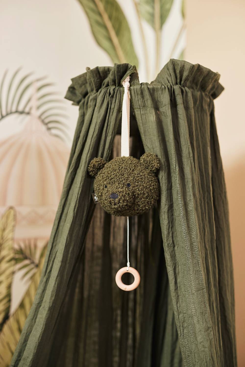Jollein Betthimmel Vintage 155cm Leaf Green Nur noch ein Tag übrig