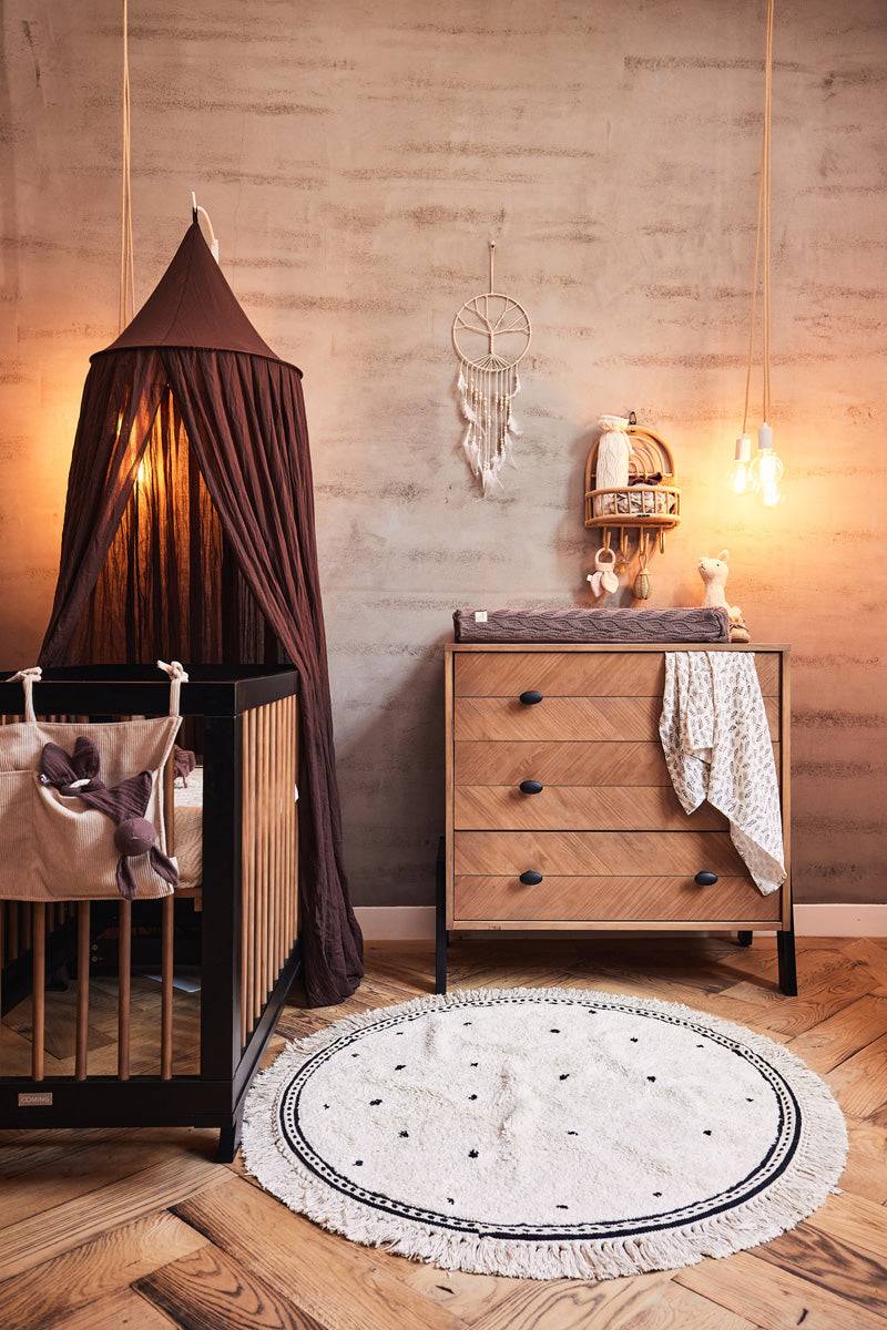 Jollein Baldachin Betthimmel Vintage 245cm Chestnut Kostenloser Versand international