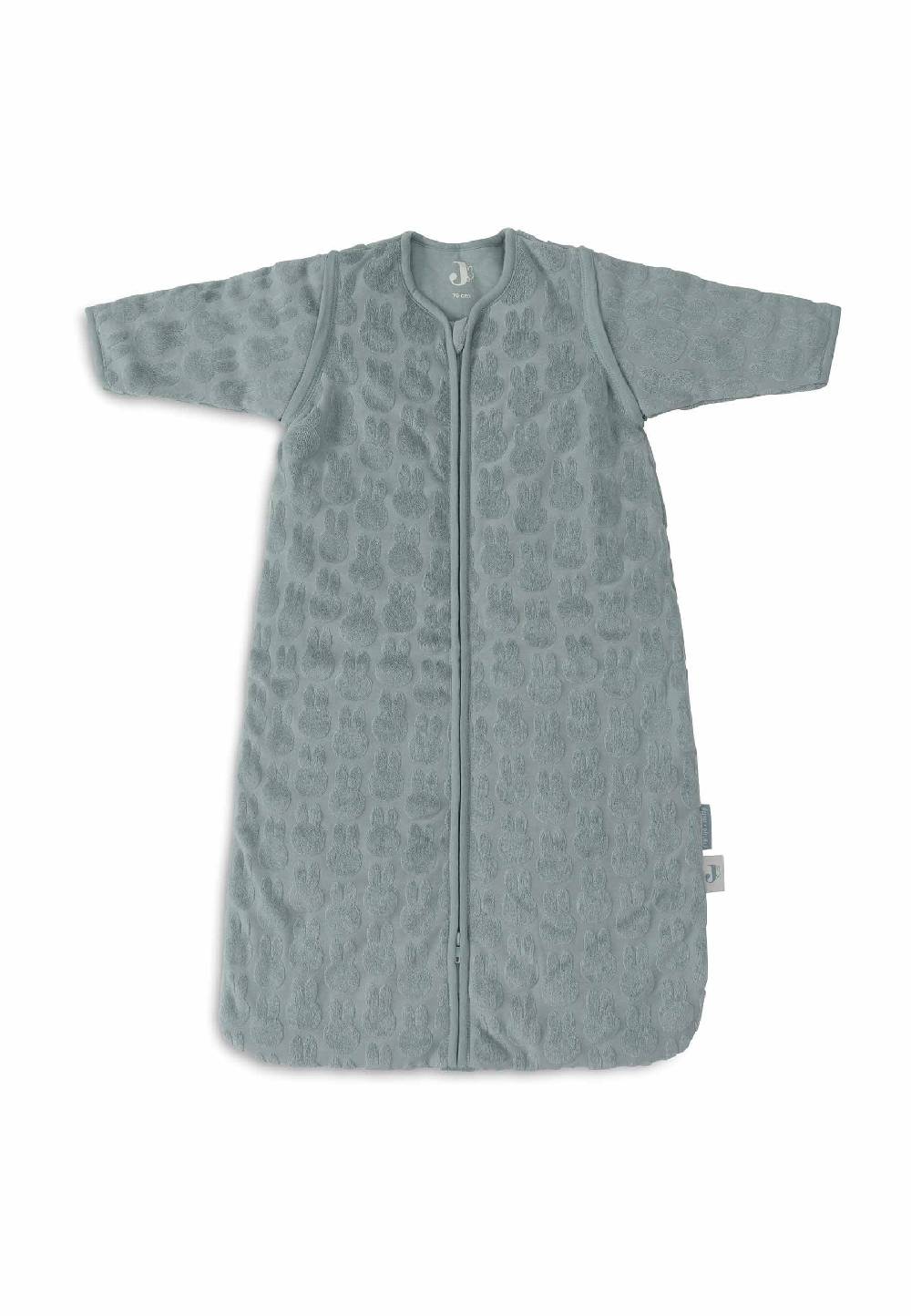 Jollein Baby Schlafsack mit abnehmbaren Ärmeln 70cm Miffy Jacquard - Sea Green Versandkostenfrei
