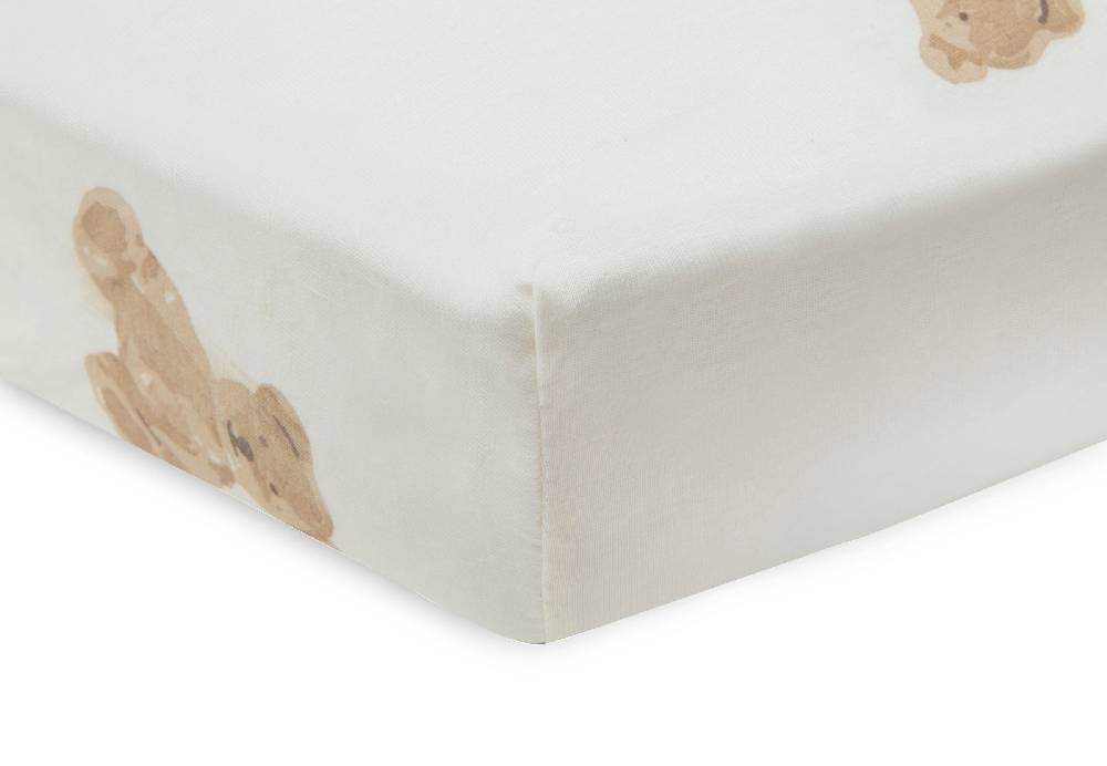 Jollein Spannbettlaken Jersey 40/50x80/90cm Teddy Bear Preisnachlass