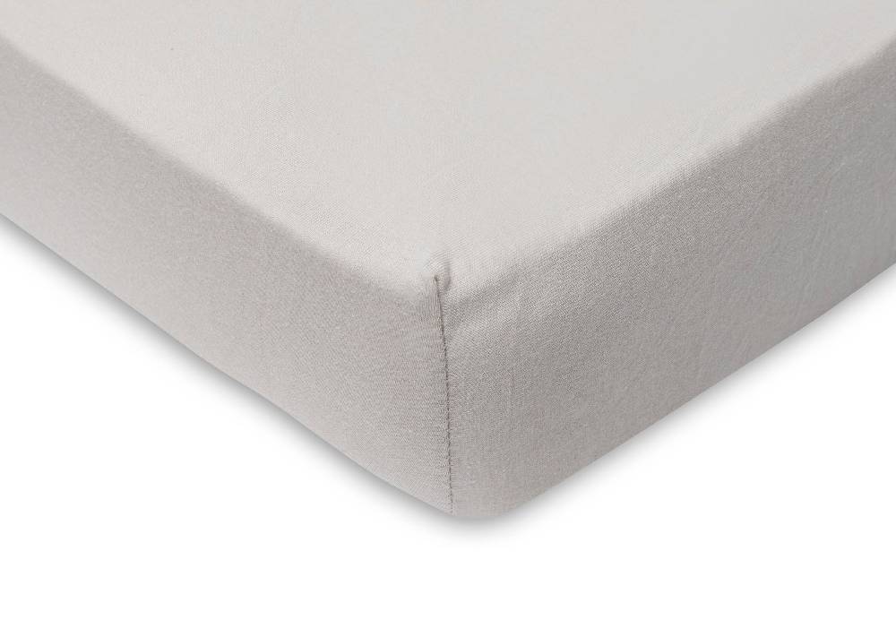 Jollein Spannbettlaken Jersey 60x120cm Ivory/Nougat (2pack) Lagerräumung
