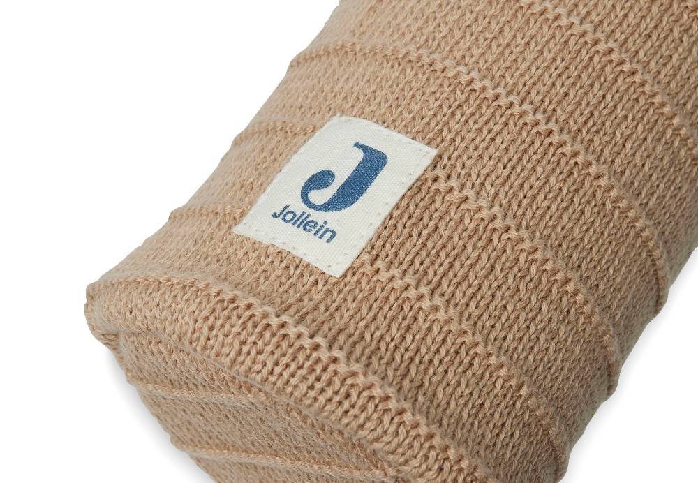 Jollein Wärmflaschenbezug Pure Knit Biscuit GOTS Kauf eins, bekomm eins gratis