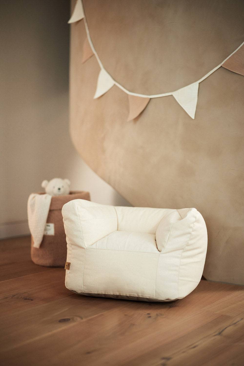 Jollein Kindersessel Sitzsack Twill Natural Neueste Stile