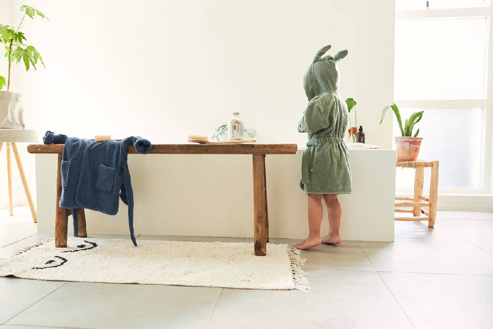 Jollein Bademantel 1-2 Jahre Ash Green Nur noch ein Tag übrig