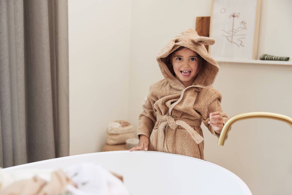 Jollein Bademantel 3-4 Jahre Biscuit Super Rabatt