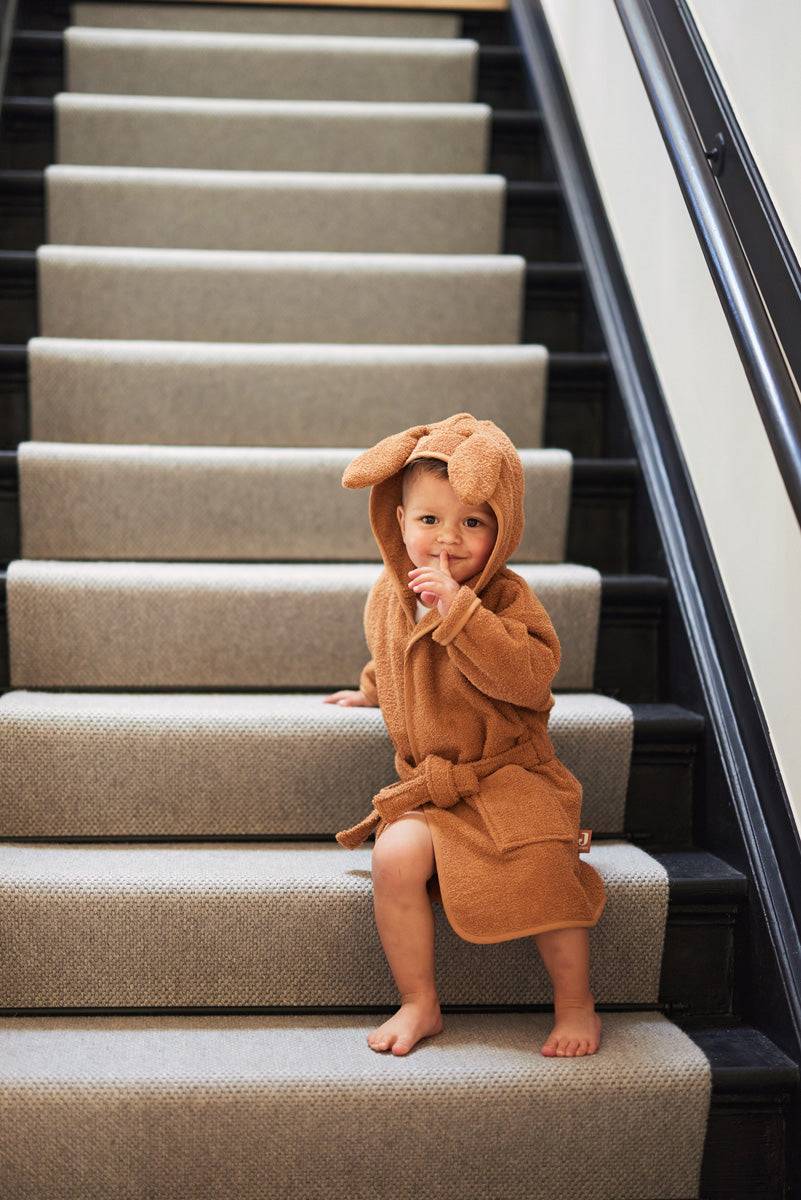 Jollein Bademantel 1-2 Jahre Caramel 50% Rabatt für begrenzte Zeit
