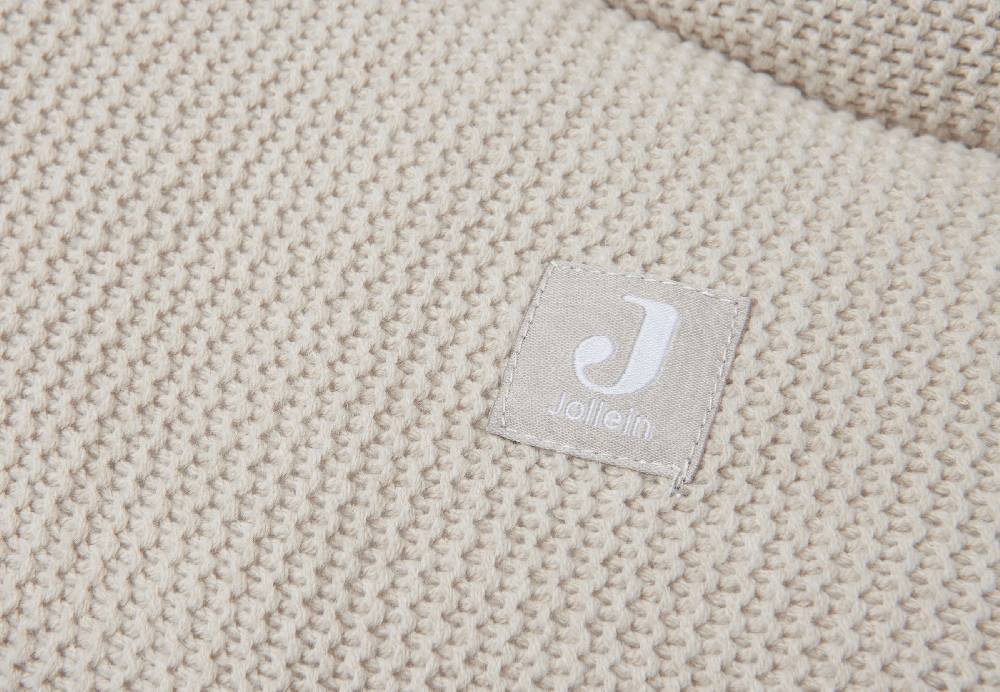 Jollein Krabbeldecke Ø 95cm Basic Knit Nougat Angebote