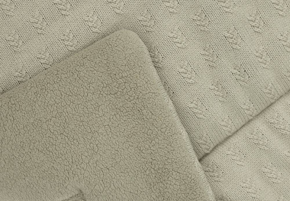 Jollein Krabbeldecke 75x95cm Grain Knit Olive Green Hotsell