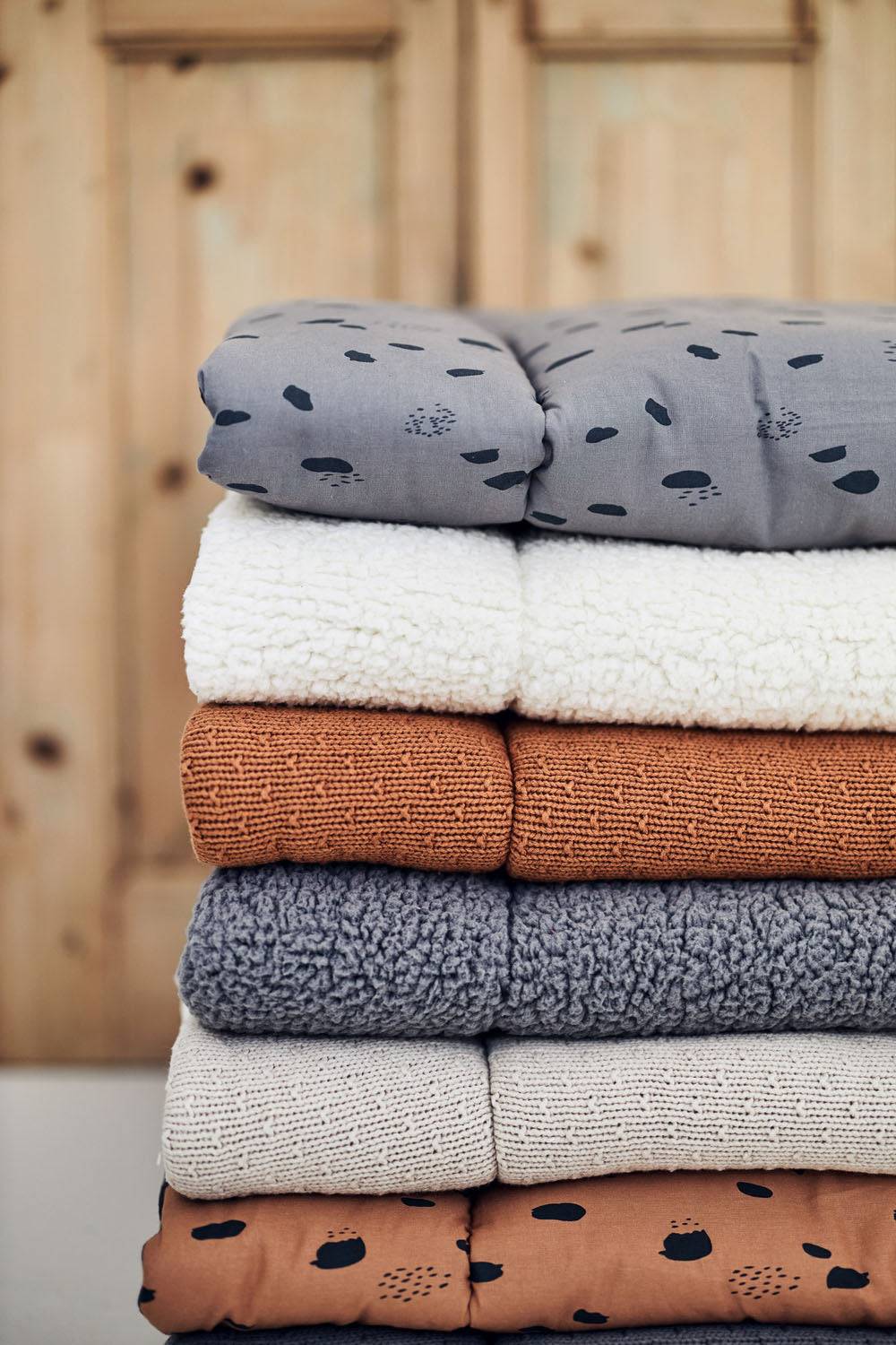 Jollein Krabbeldecke 80x100cm Bliss Knit Teddy Storm Grey Limitierter Zeitrabatt