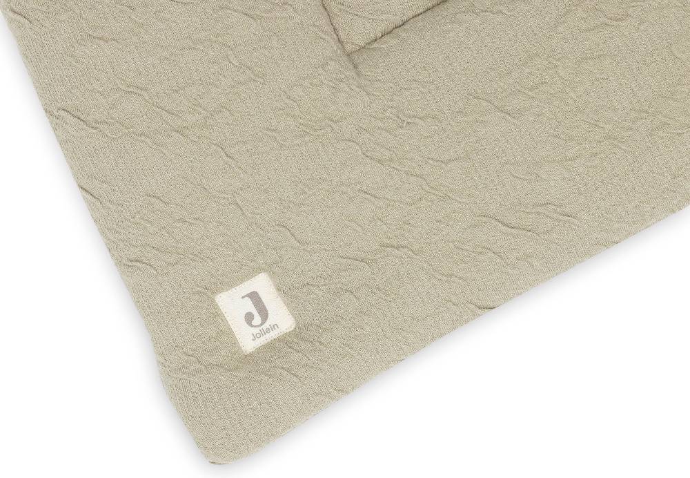 Jollein Krabbeldecke 75x95cm Soft Waves Olive Green Günstig kaufen