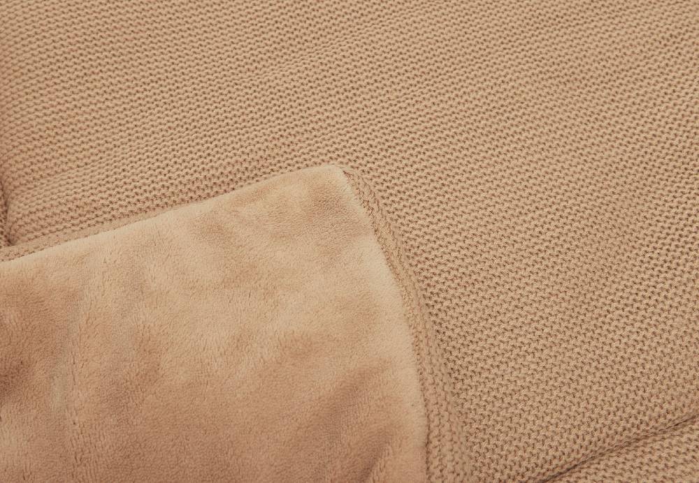 Jollein Krabbeldecke 80x100cm Basic Knit Biscuit Großer Ausverkauf