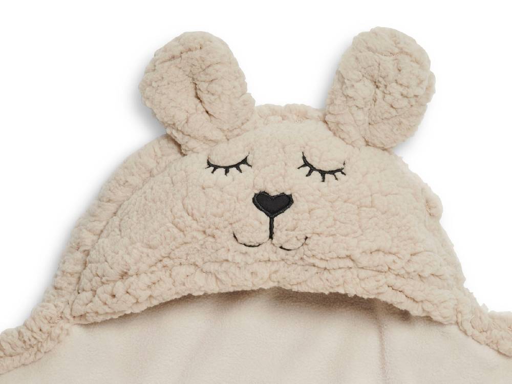 Jollein Einschlagdecke für Babyschale Bunny Nougat Begrenztes Angebot