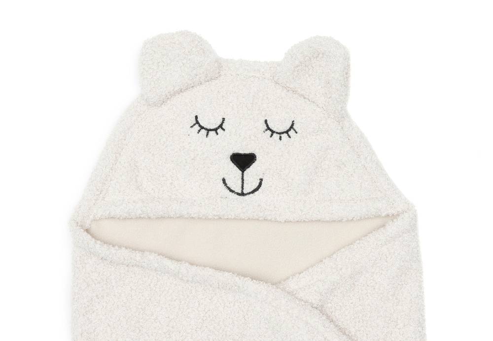 Jollein Einschlagdecke für Babyschale Bear Boucle Oatmeal Exklusivangebot